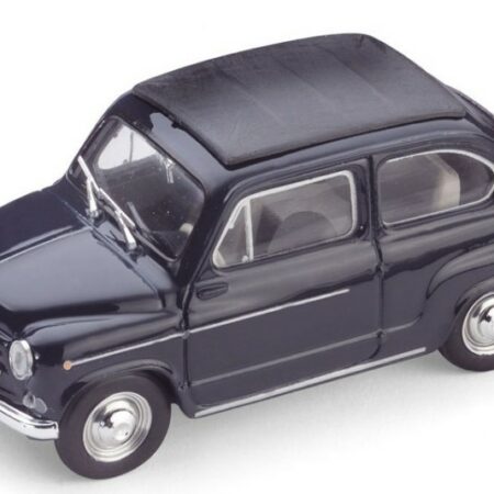 Brumm FIAT 600D TRASFORMABILE CHIUSA 1960 BLEU SCURO 456 1:43