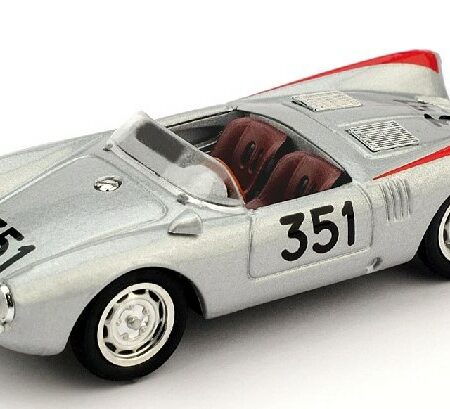 Brumm PORSCHE 550 SPIDER N.351 6th MM 1954 HERRMANN-LINGE 1:43