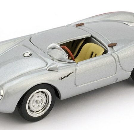 Brumm PORSCHE 550A RS SPYDER STRADALE MONOPOSTO 1954 ARGENTO 1:43