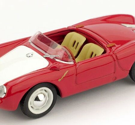 Brumm PORSCHE 550A RS SPYDER BIPOSTO STRADALE 1954 ROSSO/BIANCO 1:43