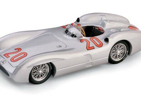 Brumm MERCEDES W 196 K.KLING 1954 N.22 2nd FRANCE GP 1:43