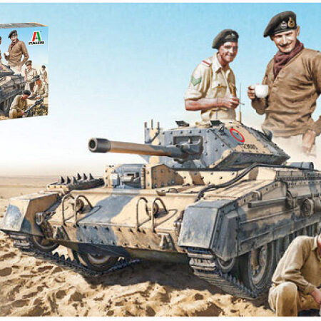 Italeri CRUSADER Mk.III BRITISH TANK CREW EL ALAMEIN OCTOBER 1942 KIT 1:35