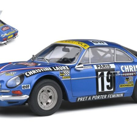 Solido ALPINE A110 1600S N.19 RALLY MONTE CARLO 1976 MOUTON 1:18