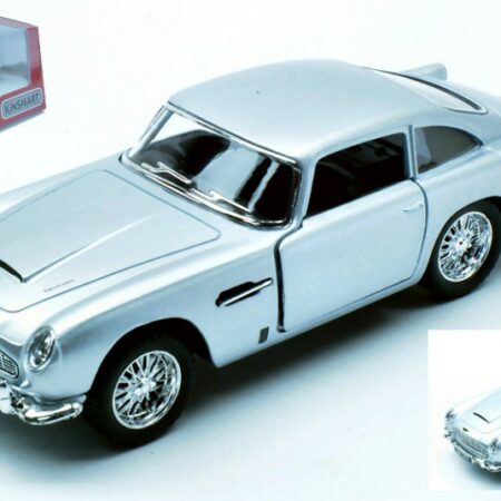 Kinsmart ASTON MARTIN DB5 SILVER cm 12 BOX