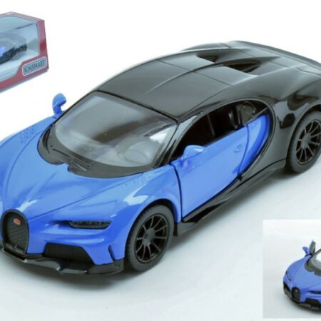 Kinsmart BUGATTI CHIRON SUPERSPORT BLUE/BLACK cm 11 1:32 BOX