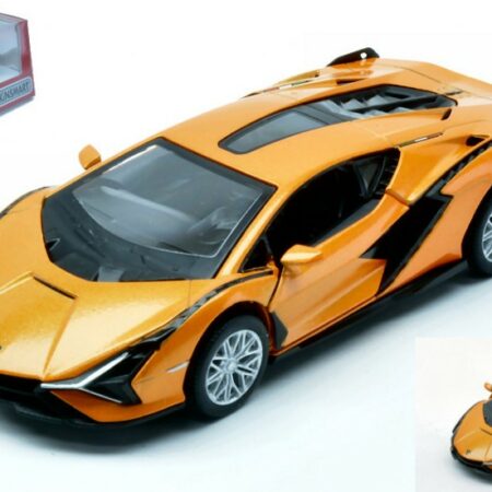 Kinsmart LAMBORGHINI SIAN ORANGE BOX cm 12