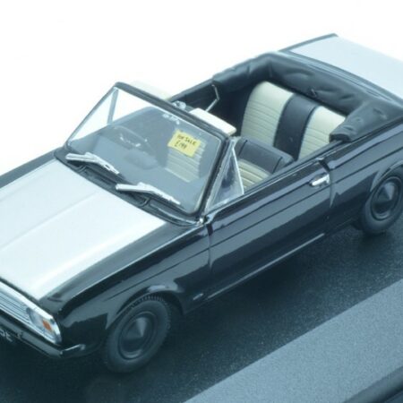 Oxford FORD CORTINA MK II CRAYFORD CONVERTIBLE BLACK/SILVER 1:43