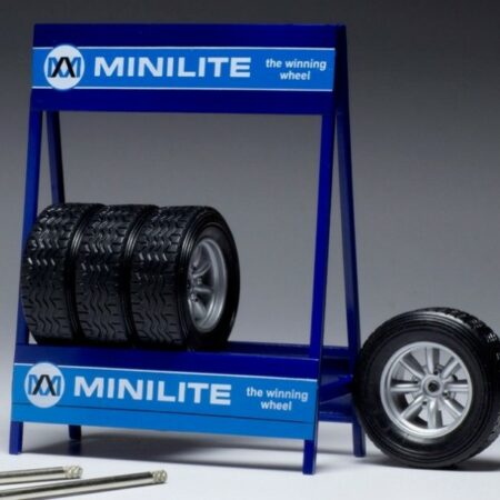 Ixo Model SET 4 WHEELS MINI LITE SILVER 1:18