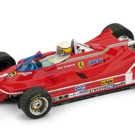 Brumm FERRARI 312 T5 JODY SCHECKTER 1980 N.1 ARGENTINA GP + PILOTA 1:43