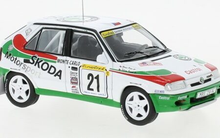 Ixo Model SKODA FELICIA KIT CAR N.21 RALLY MONTE CARLO 1997 SIBERA/GROSS 1:43