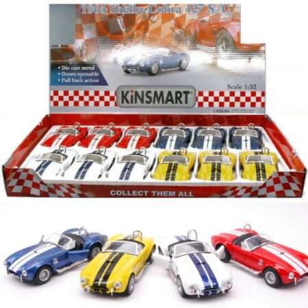 Kinsmart SHELBY COBRA 427 S/C 1965 cm 12 1:32