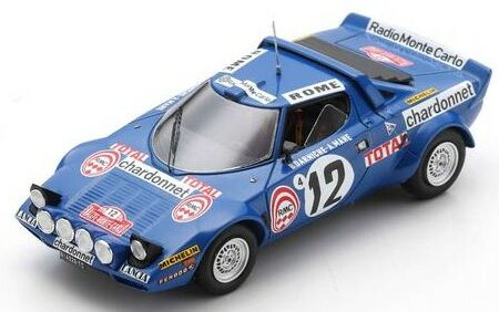 Spark Model LANCIA STRATOS N.12 3rd RALLY MONTE CARLO 1976 B.DARNICHE-A.MAHE' 1:43