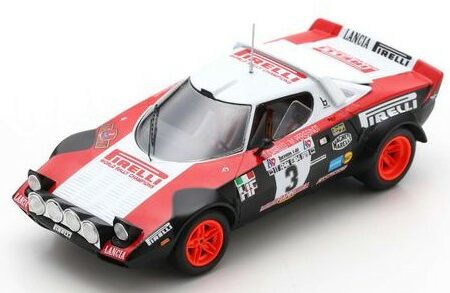 Spark Model LANCIA STRATOS HF N.3 CHAMP.EUROPE RALLYES 1978 CARELLO-PERISSINOT 1:43