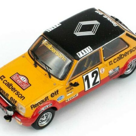 Spark Model RENAULT 5 GR.2 N.12 3rd MONTE CARLO 1978 G.FREQUELIN-J.DELAVAL 1:43