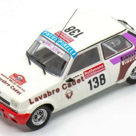 Spark Model RENAULT 5 GR.2 N.138 1000 PISTES DE CANJUERS 1983 AURIOL-TISSIOT 1:43