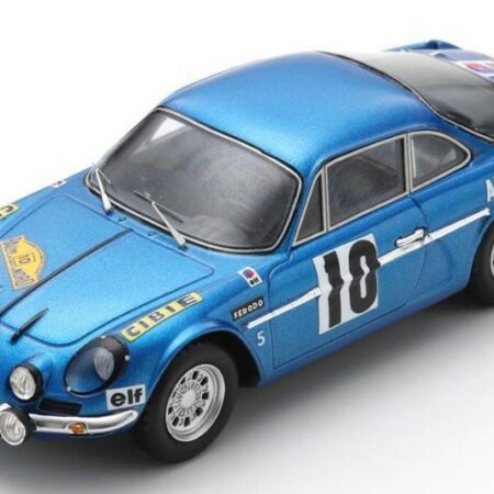 Spark Model ALPINE A110 N.10 WINNER RALLYE DES ROUTES DU NORD 1969 J.VINATIER-M.CALL