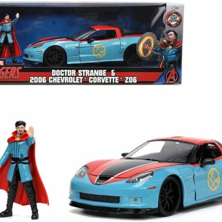 Jada Toys CHEVROLET CORVETTE MARVEL DOCTOR STRANGE BLUE/RED 1:24