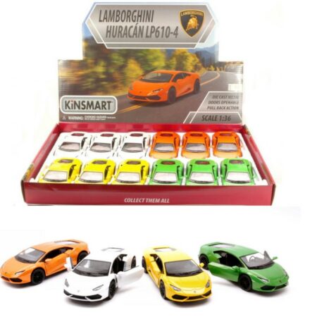 Kinsmart LAMBORGHINI HURACAN LP610-4 1:36 cm 12