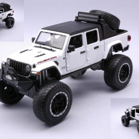 MotorMax JEEP GLADIATOR RUBICON 2021 WHITE 1:24