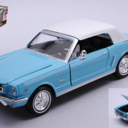 MotorMax FORD MUSTANG CONVERTIBLE 1967 007 JAMES BOND THUNDERBIRD 1:24