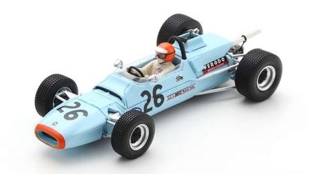 Spark Model MATRA MS5 N.26 WINNER MONTHLERY F3 1968 J.P.JABOUILLE 1:43