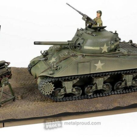 Forces of Valor SHERMAN M4A3 (75) U.S. MEDIUM TANK VVSS SUSPENSION OLIVE 1:32