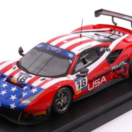 Looksmart FERRARI 488 GT3 N.18 8th TEAM USA VALLEL.2019 PUMP./FERR.1:43