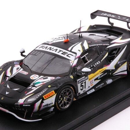 Looksmart FERRARI 488 GT3 N.51 IRON LYNX WINN.24H SPA LEDOG./NIELS./PIER GUIDI1:43