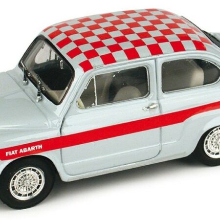 Brumm FIAT 1000 ABARTH BERLINA COLORAZIONE CORSA UFFICIALE ABARTH 1966 1:43