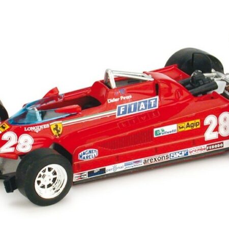 Brumm FERRARI 126 CK DIDIER PIRONI 1981 N.28 4th MONACO GP 1:43