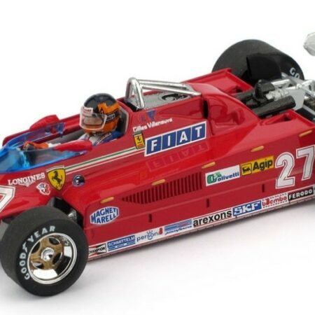 Brumm FERRARI 126CK TURBO AEROPORTO ISTRANA 1981 1^ G.VILLENEUVE VS/F104 1:43