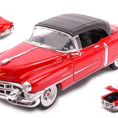 Welly CADILLAC ELDORADO CONVERTIBLE CANOPY CLOSED RED 1:24