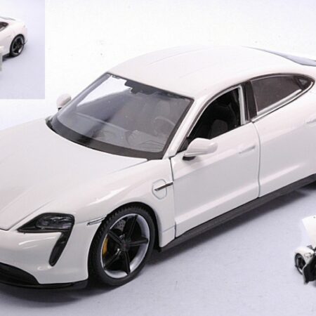 Welly PORSCHE TAYCAN TURBO S WHITE 1:24