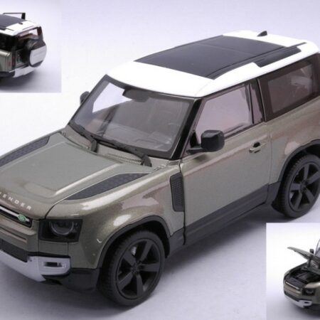 Welly LAND ROVER DEFENDER METALLIC LIGHT GREEN 1:24