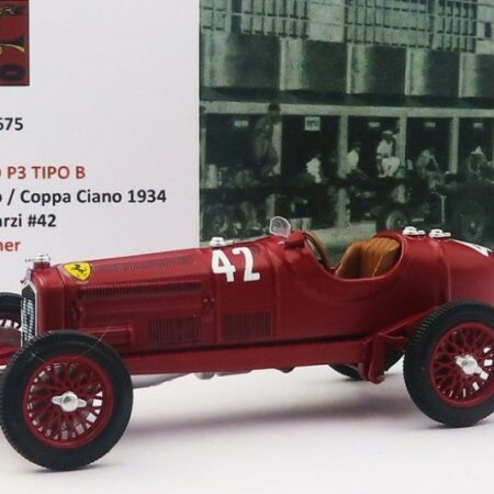 Rio ALFA ROMEO P3 TIPO B N.42 WINNER CIRCUITO MONTENERO 1934 A.VARZI 1:43