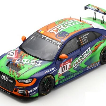 Spark Model AUDI RS3 N.171 24 H NURBURGRING 2020 BOCK-PARTI-PRINZ-MOENTMANN 1:43