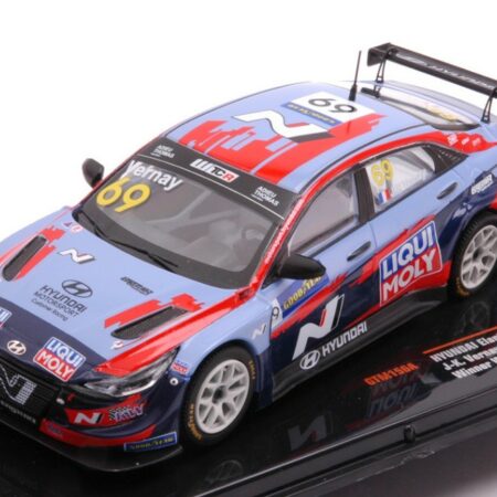 Ixo Model HYUNDAI ELANTRA N TCR N.69 LIQUI MOLY WTCR DEUTSCHLAND 2021 VERNAY 1:43