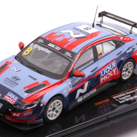 Ixo Model HYUNDAI ELANTRA N TCR N.8 LIQUI MOLY WTCR DEUTSCHLAND 2021 ENGSTLER 1:43