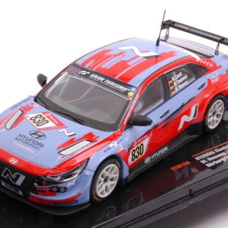 Ixo Model HYUNDAI ELANTRA N TCR N.830 24H NURB.2021 BASSENG/LAUCK/OESTREICH 1:43