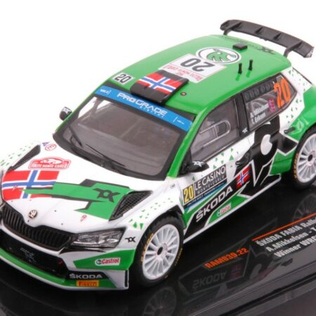 Ixo Model SKODA FABIA RALLY2 EVO N.20 RALLY MONTE CARLO 2022 MIKKELS./TORST.1:43