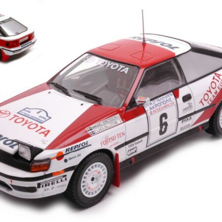 Ixo Model TOYOTA CELICA GT-FOUR N.6 RALLY ACROPOLIS 1990 ERICSSON/BILLSTAM 1:24