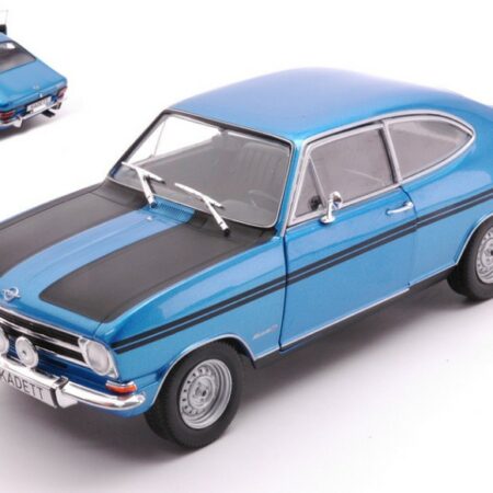 Whitebox OPEL KADETT B RALLYE METALLIC BLUE/BLACK 1:24