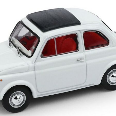 Brumm FIAT 500F CHIUSA 1971-1975 BIANCO INTERNO ROSSO 1:43