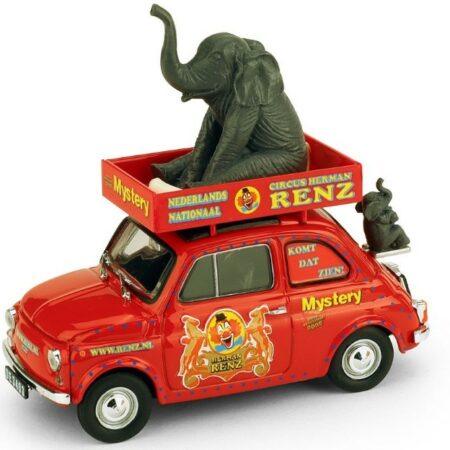 Brumm FIAT 500R CIRCUS RENZ MISTERY 2008 1:43