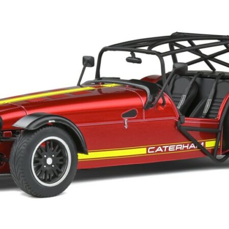 Solido CATHERAM SEVEN 275 2014 ACADEMY METALLIC RED & YELLOW 1:18