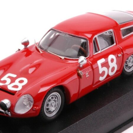 Best Model ALFA ROMEO TZ 1 N.58 TARGA FLORIO 1964 BUSSINELLO-TODARO 1:43