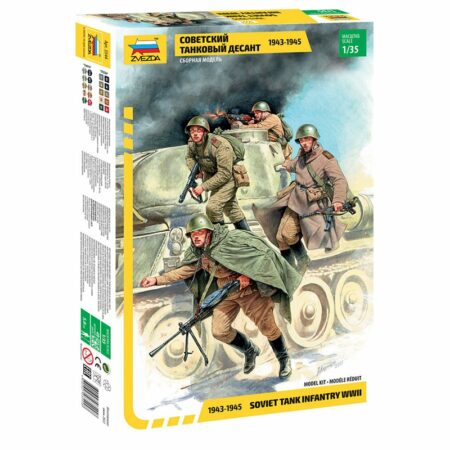 Zvezda SOVIET TANK CREW KIT 1:35