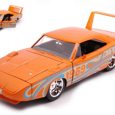 Jada Toys DODGE CHARGER DAYTONA "I LOVE THE 60s" METALLIC ORANGE 1:24