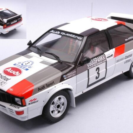 Ixo Model AUDI QUATTRO N.3 1000 LAKES RALLY 1982
MIKKOLA/HERTZ 1:18