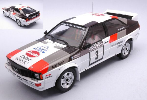 Ixo Model AUDI QUATTRO N.3 1000 LAKES RALLY 1982
MIKKOLA/HERTZ 1:18